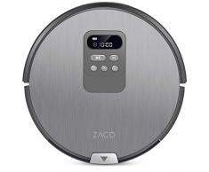 ZACO V80 Saugroboter mit Wischfunktion | intelligente Navigation | 8cm flach | für alle Böden | über 2 Stunden Laufzeit | 2in1 nass Wischen oder Staubsaugen | automatischer Staubsauger Roboter