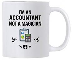 Casitika Buchhalter Geschenke Im An Accountant Not A Magician. Lustige Kaffeetasse, 313 ml Geschenkidee für Bankberater, Prüfer oder CPA-Freunde oder Mitarbeiter.