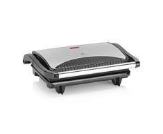 Tristar Kontaktgrill GR-2846, Sandwich Maker mit Edelstahlausführung, isolierte Handgriffe, 700 Watt, 0,7m Kabellänge, antihaftbeschichtet