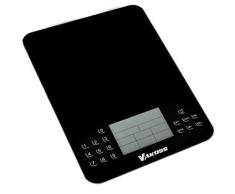 Vakoss Digitale Küchenwaage, Schwarz