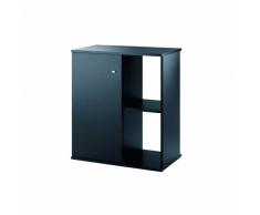Ferplast 66006017 Aquarium UNTERSCHRANK STAND CAYMAN 60, Maße: 62,3 x 34,3 x 73 cm, schwarz
