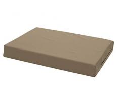 Comfort-Kussen 7MTRS1-AW-KHKI Komfort Schaumstoff Haustier Bett Allwetter, 80x55x10 cm, Khaki/Kamel
