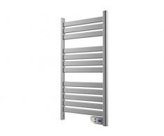 Cecotec Ready Warm Twin Towel Heizkörper und Handtuchtrockner, geringer Stromverbrauch, Schutzart IP24, Timer, Display, modernes Design stahl