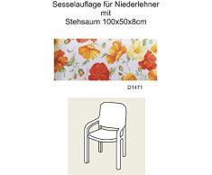 BEST 01101471 Sesselauflage nieder STS 100 x 50 x 8 cm, D.1471