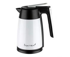 Vektra VEK-1703W Wasserkocher, Edelstahl, Weiβ