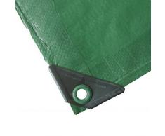 NOOR Abdeckplane Hobby 120g/m² Grün I 2 x 3 m I Allzweckplane für Schutz vor Witterung I Ideal geeignet für den Garten I UV-stabilisiert, beidseitig beschichtet, wasserfest, abwaschbar & langhaltig