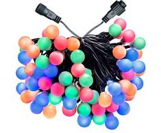 WeRChristmas WRC-8680 Lichterkette, 100 LEDs, Niederspannung, verbindbar, Mehrfarbig