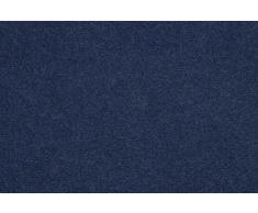 Teppichboden Nadelvlies Kurzflorteppich Bodenbelag Uni anthrazit blau 500 x 200 cm. Weitere Farben und Größen verfügbar