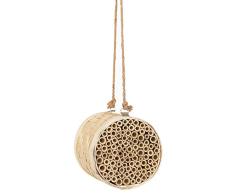 Dehner Natura Insektenhotel Varese, ca. 15 x 15 x 15 cm, Bambus/Sperrholz, natur