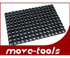 z-lines – Fußmatte ringloch- 60 x 40 cm Gummi Teppich Teppich der Schmutz