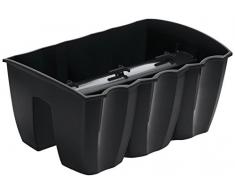 Terra Blumenkasten Crown, Grau, 39 cm