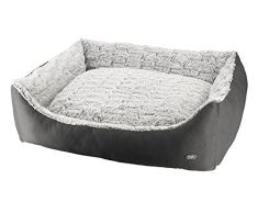 Nobby Komfort Bett eckig RIWU grau L x B x H: 100 x 80 x 25 cm
