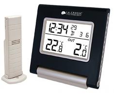 La Crosse Technology WS9090 Wetterstation Innen / Außen, Schwarz