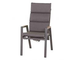 Siena Garden Savona Dining Move Sessel, matt-Graphit