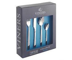 Viners 0303.110 Piccadilly Besteck-Set, 16-teilig, edelstahl
