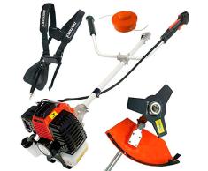Nemaxx MT22 2in1 Benzin Gartengerät Motorsense - leistungsstarkes Multitool mit 52ccm, 3 PS, Zweitaktmotor - Aufsätze für Rasentrimmer und Freischneider - TÜV geprüfte Qualitätsware