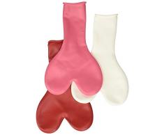 Qualatex Latex Luftballons 24022-q hearts-love Sortiment, 38,1 cm farbenreiche