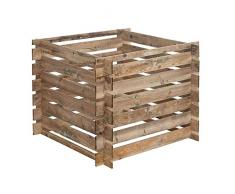 Siena Garden Komposter Mezzito 480 L, Maße: 100 x 100 x 72 cm, beige