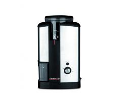 Gastroback 42602 Design Kaffeemühle Advanced, Edelstahl-Hochleistungsmahlwerk mit 32 Feinheitsgraden, 130 Watt, 18/8, Schwarz, Silber