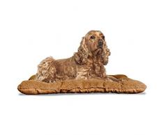 Furhaven Pet wendbar Terry und Wildleder Pet getuftet Kissen Hundebett für Kisten oder Transportboxen