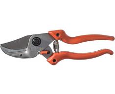 Original LÖWE 8 Amboss-Schere 8.104 mit Bypass Geometrie - scharfe handliche Gartenschere mit Standard-Griff und auswechselbarer Stahl-Klinge für Schneidarbeiten im Forst Obstbau Garten Weinbau