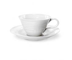 Portmeirion Sophie Conran Celadon Teetasse mit Untertasse weiß