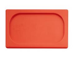 Paderno World Cuisine Pfannendeckel, 17,8 x 15,2 cm, Polypropylen, Rot