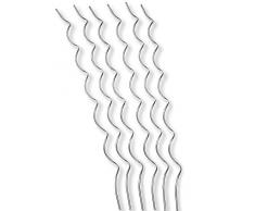 Windhager Tomatenspiralstab, Pflanzstäbe, Rankhilfe für Tomaten Pflanzen Sträucher, glanzverzinkt, 150 cm, 05636