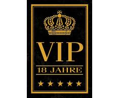 Schatzmix VIP 18 Jahre - Very Important Person, Geburtstag, Birthday Metal Sign deko Schild Blech Garten