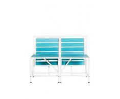 Design Twist magicbench Set Gartentisch, Metall, Blau