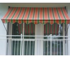 Angerer 2309/3200 Klemmmarkise PE-Gewebe Nr. 3200, Orange, 400 cm