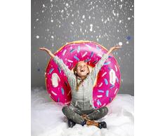 Bigmouth INC bmt-bmst-pd Schlitten Aufblasbar Donut Erdbeere, mehrfarbig