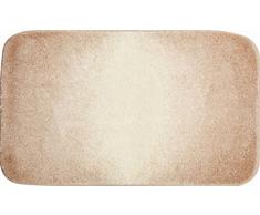 GRUND Badteppich 100% Polyacryl, ultra soft, rutschfest, ÃKO-TEX-zertifiziert, 5 Jahre Garantie, MOON, Badematte 70x120 cm, beige