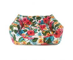 Consentida CN205243 Beistellbett Confort Aloha T-2, 63 x 47 x 23 cm, S, geblümt