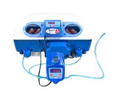Borotto REAL 49 plus Expert - Brutmaschine mit wärmeisolierendem Material mit antibakteriellem Zusatz und automatischem Luftbefeuchter Sirio - für 49 Eier oder 196 kleine Eier