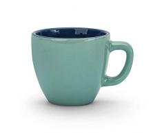 Kaffeetasse 80 ml Creme Shine, himmelblau