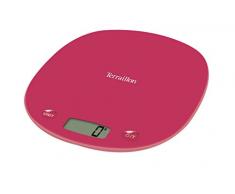 Terraillon 14133 Macaron One Küchenwaage, kirschrot
