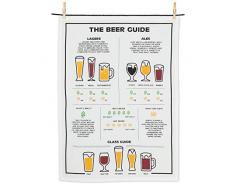 Abbott Collection 56-KT-AB-11 Geschirrtuch, Motiv Bierführer, 50,8 x 71,1 cm, mehrfarbig