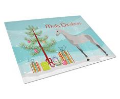 Carolines Treasures BB9275LCB Schneidebrett „Orlov Trotter Horse Christmas“, groß, mehrfarbig