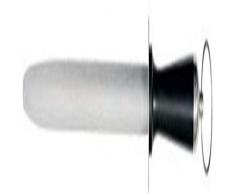 Paderno World Cuisine Wetzstahl, oval, mit schwarzem Kunststoffgriff, 28 cm