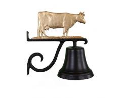 Montague Metall Produkte Glocke mit Gold Kuh