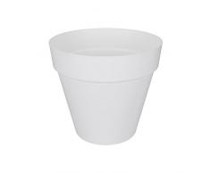Elho Loft Urban Rund Rollen 60 - Blumentopf - Weiss - Draußen - Ø 59 x H 53.2 cm