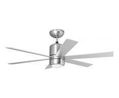 Orbegozo CP – Deckenventilator mit Licht und Fernbedienung, 4 Blatt, 105 cm Durchmesser, Leistung 60 W und 3 Geschwindigkeitsstufen 6 Flügel