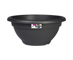 Elho Torino Schale 40 - Blumentopf - Anthrazit - Draußen - Ø 39 x H 18 cm