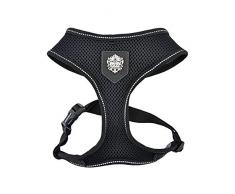 Puppia PLRD-HA9345 Geschirr Thermal Soft Harness, L, schwarz