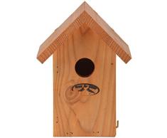 Esschert Design Nistkasten Zaunkönig, 14,2 x 11,2 x 19,8 cm, Vogelhaus aus Douglasieholz, Vogelhäuschen, Nisthäuschen