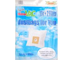 mistervac MV 606 / Staubsaugerbeutel Vlies 5-lagig / Vorteilspack 20 Tüten + 4 Filter / für Samsung SC, Dirt Devil
