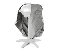Ultranatura Gewebe-Schutzhülle Sylt für den Gartengrill, Wetterschutzhülle für Gasgrill oder Smoker, BBQ-Abdeckung in rund, 93 x 90 cm