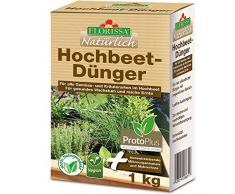 Florissa Natürlich 58671 Hochbeetdünger | VEGAN mit rein pflanzlichen Inhaltsstoffen | schnellster Bio-Dünger durch ProtoPlus | Natur im Garten und biologisch GÄRTNERN Gütesiegel, Braun