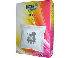 FilterClean M 5m Staubsaugerbeutel, Spezial Filtervlies, Weiß